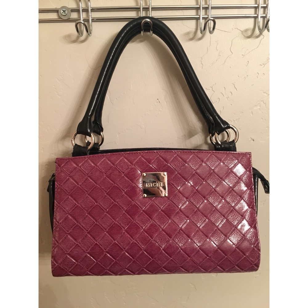 Miche bag with purple cover